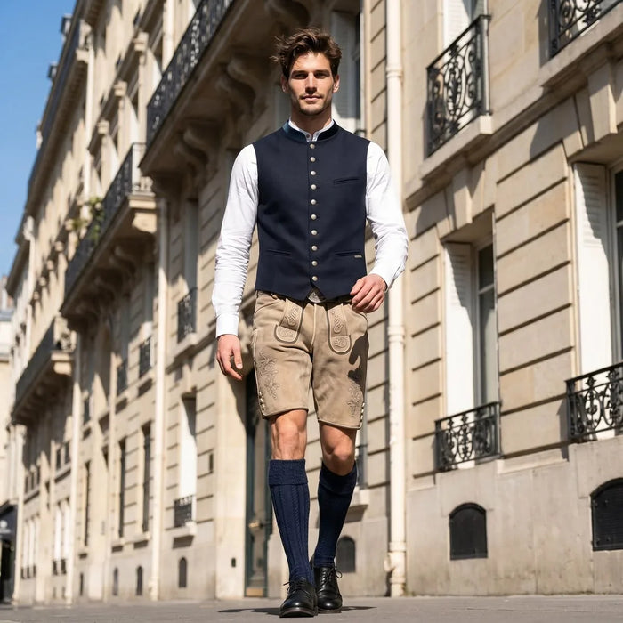Men Lederhosen