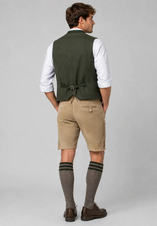 Alpine Regal Tan Lederhosen
