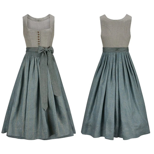 German Dirndl Greyish Teal