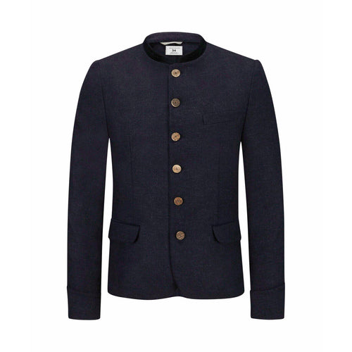 Men Trachten Coat Black