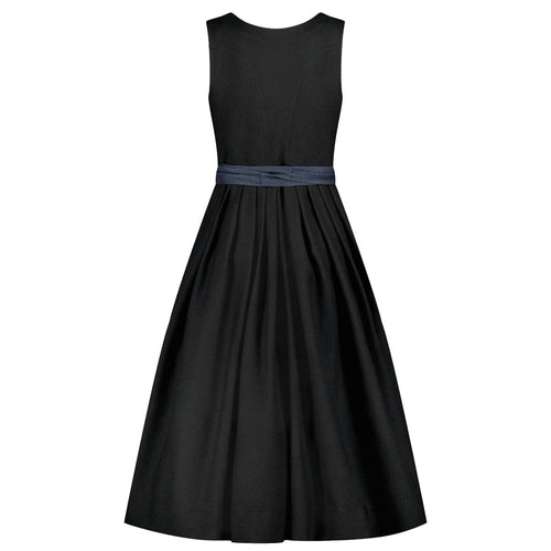 Premium Black Blue Dirndl
