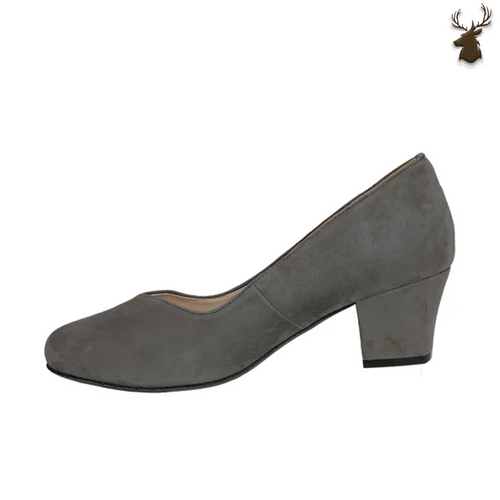 Premium Women Dirndl Pumps Anthrazit